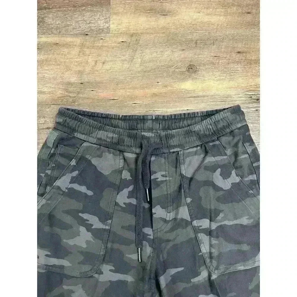 Athleta Farallon Jogger Camo Print Women's 4 Pull On Drawstring Athleisure - Picture 2 of 10
